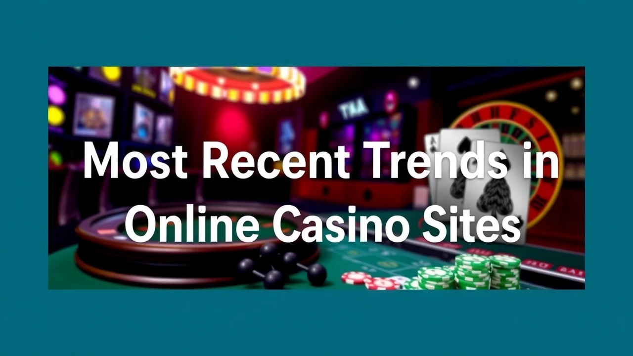 Unveiling the Most Recent Trends in Online Casino Sites