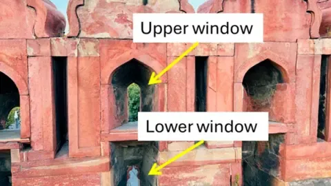 The capital's toxic air is changing the historic Red Fort dark, investigation indicates